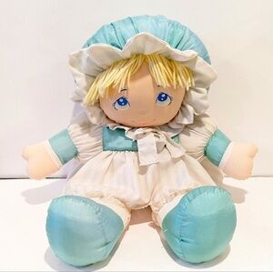 2/$20 Vintage Dolly Mine Green Cloth Doll 24” 90's